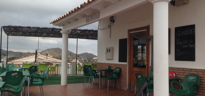 Bar Las Delicias, Lubrin, Andalusien, Bergdorf Andalusien