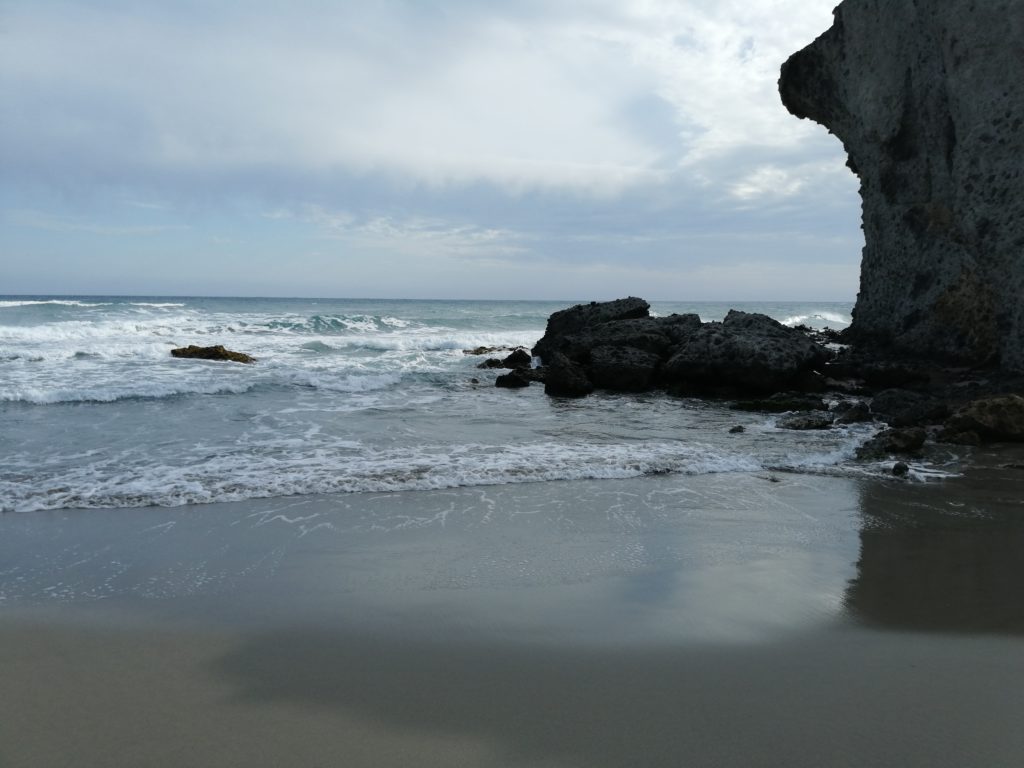 Playa Monsul bei schlechtem Wetter